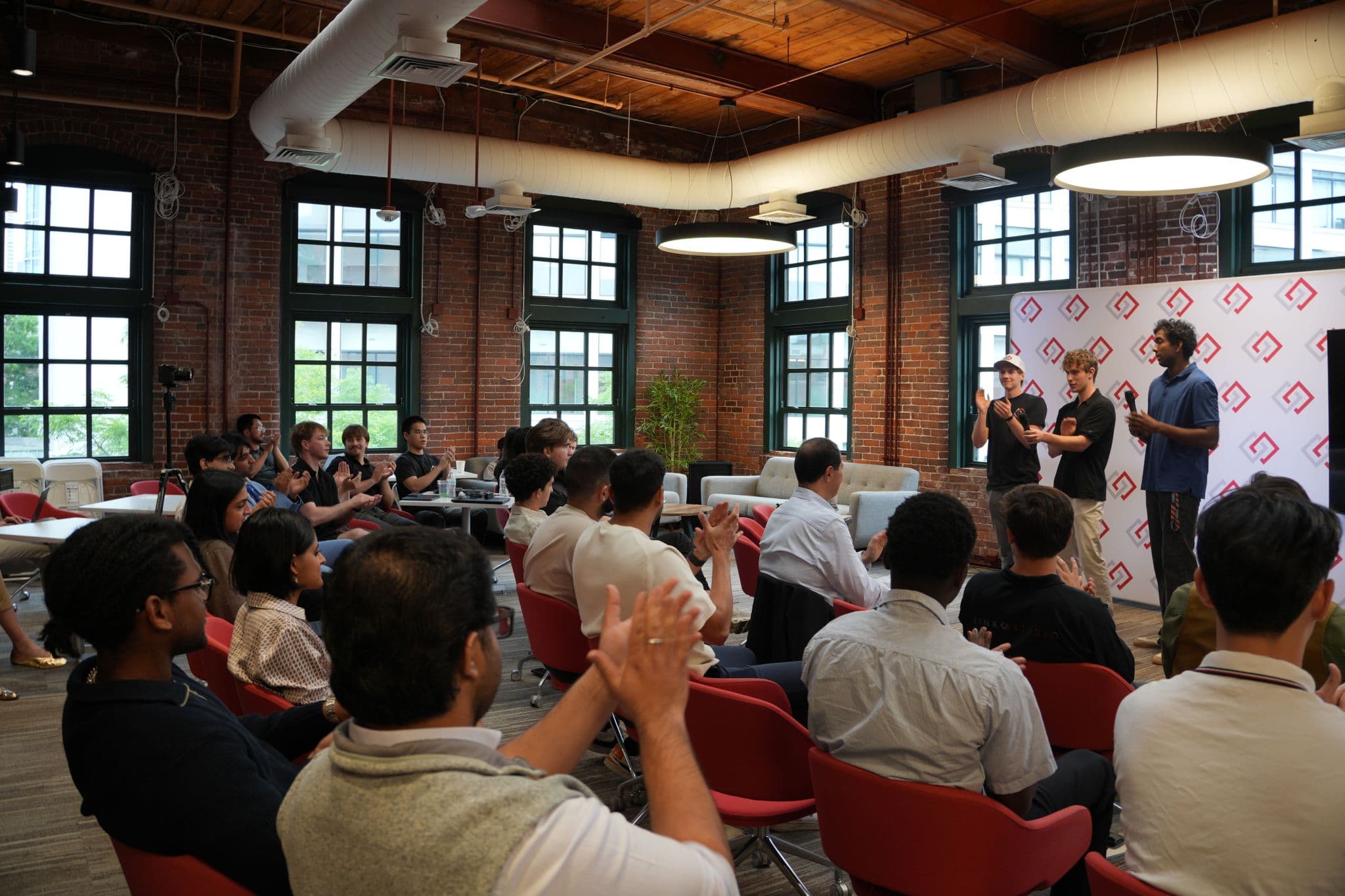 The audience during final presentations